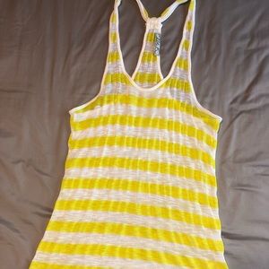 Chloe K racerback tank top. Great for summer! 💛